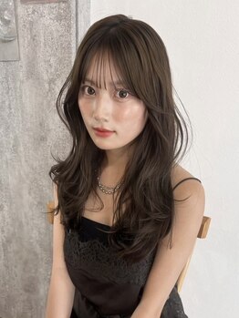 ムージー(moug)の写真/【袋町・本通】色落ちしても暗髪の可愛いカラーが叶う♪残った色味を生かしたカラーも◎韓国/髪質改善