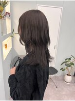 ミッシュバイアーバン(misch by urban.)&nbsp;ロングウルフレイヤー/グレージュカラー