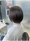 ミルクティーベージュ・ショート・ショートボブ