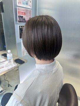 ファースト 東仙台店(first) ミルクティーベージュ・ショート・ショートボブ