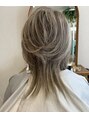 アグ ヘアー ディーバ 利府店(Agu hair diva)&nbsp;2ブリーチしてお客様の愛犬の色に合わせてお揃いで♪