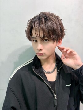 ネクストハラジュク(NEXT HARAJUKU) 【曲がる縮毛矯正】フェザーパーマ サーフカール センターパート