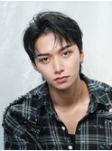 シースルーマッシュダウンパーマ韓国マッシュニュアンスパーマ