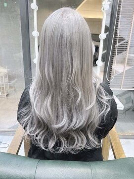 デイズ(days) ホワイトシルバーカラー/ハイトーンカラーダブルカラー原宿