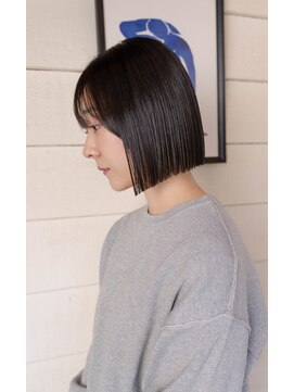 シビバイレボ(CIBI by revo) 地毛風カラー/切りっぱなしボブ[船橋駅/ボブ]