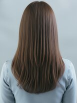 フレイムス ヘアアンドリラックス 赤羽店(Frames hair&relax)&nbsp;小顔レイヤー/セミロング/20代 30代 40代◎前髪ありベージュ赤羽