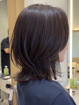 ソワネ 表参道(soigne) 表参道白髪ぼかしマッシュショートヘアッシュベージュ40代50代