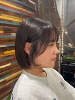 ゴーズゴー 吉祥寺(e)店(go s go)&nbsp;顔周り/ミニボブ/切りっぱなしボブ