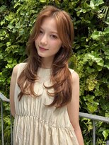オブ ヘアー 自由が丘 ウエスト(Of HAIR WEST)&nbsp;韓国レイヤー　オリーブベージュ　ミルクティーベージュ
