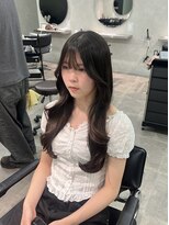 ジーニー 千葉(GENiE) 結んでも可愛い顔周り/韓国レイヤーカット/山本うらら
