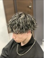 クレオ 福大通り店(CREO)&nbsp;波巻きパーマ◎ゆるウェーブ×束感ウェット質感色気メンズ