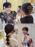 前撮りヘアメイク♪