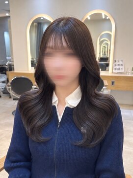 ジーナ 渋谷駅前(Zina) グレージュ×くびれ巻きで大人かわいいスタイル♪