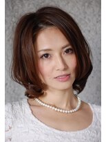 ナチュラルエフ(natural f)&nbsp;ミディアムレイヤースタイル