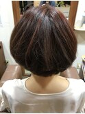 ハイライト×ピンクブラウン