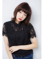 アジールヘア 所沢プロペ通り店(agir hair)&nbsp;クール系外ハネくびれミディ♪【所沢】