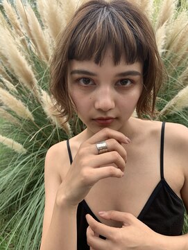 ソルトウォーター(SALT WATER) SUSAKI 外国人風 フォギーベージュ ナチュラルハイライト