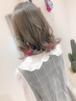 アマンドール(Aman D'or)&nbsp;女の子ってだけで正義！ミルクティーグレージュ×インナーピンク