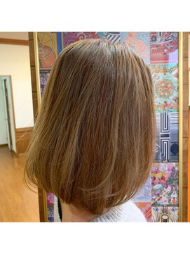 ヘアーサロン オンリーホープ(HAIR SALON ONLY HOPE) ミディアムボブ☆ハイライト