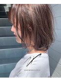 【山口圭亮】ラベンダーカラー/フェミニンボブ