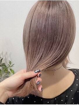 アヴァンス 神戸元町店(AVANCE.) 透け透けパールカラー☆ダブルカラー☆ラベージュ