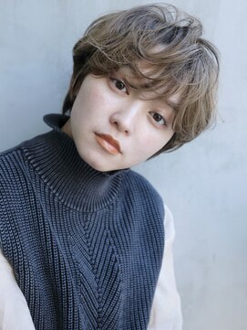 アルバム 銀座(ALBUM GINZA) カジュアルウェーブ_スリークボブ厚めバングローライト_97497