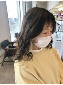 【SORECA/ソレカ】ハイライトベージュ×暗髪