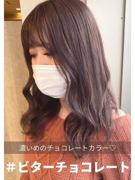 ビターチョコレート チョコレートカラー 札幌 L アール バイ ニーナ R By Nina のヘアカタログ ホットペッパービューティー