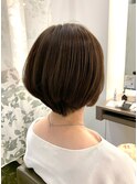 艶感ボブ×ベージュ
