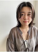 前髪伸びかけボブ