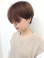 ガーランドウメダ(Garland umeda)&nbsp;マッシュショート　ピンクブラウン　担当　輪玉