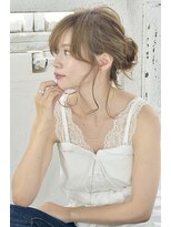 クレドガーデン 綾瀬店(CRED GARDEN)&nbsp;大人かわいい ゆるふわ お団子 シニヨンアレンジ 綾瀬クレド