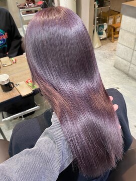 ベレーザ 渋谷(BELEZA) ba584_透明感ニュアンスカラーパールベージュハイトーンカラー