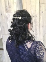 ヘアースペース ムーン(Hair Space MOON) 結婚式編みおろし、ハーフアップ、早朝OKイベント用ヘアーセット