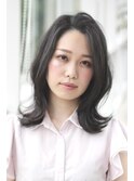 エレガントキュートな外ハネセミロング/ミスエッセンス竹下