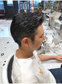 【LUDLOW BLUNT】ナチュラルショート 七三分けサイドパート