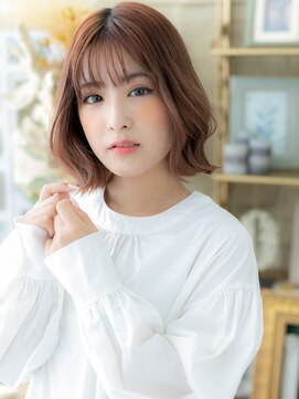 カバーヘア イヴ 戸頭店(COVER HAIR EVE) 大人ガーリー韓国風前下がり小顔くびれミディa戸頭20代30代40代