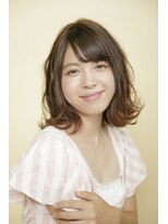 アフロディーテ ギンザ 秋葉原店(APHRODITE GINZA)&nbsp;グレージュカラー/シルキーベージュ/斜めバング/秋葉原