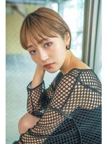 ガレージ バイ グリーン 原宿 表参道(Garage by green)&nbsp;【loki】ハイトーン×マッシュショート