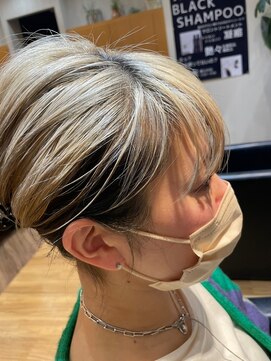 フレンズ 山鼻店(friend's) 白髪隠し逆インナー