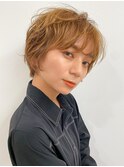 【長谷川】ふんわりカールショートヘア