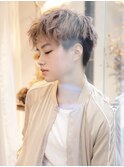ハイトーンカラー/外国人風/ユニセックス/クールショート/元町