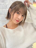 ガーデン タチカワ(garden tachikawa)&nbsp;柔らかグレージュ×外はねボブ