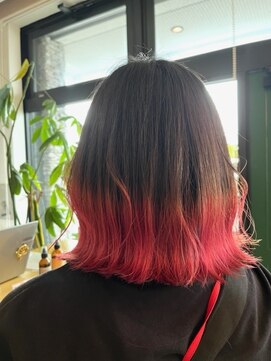 エルヴィータ(Elvita) 【Elvita】グラデーション×チェリーレッド