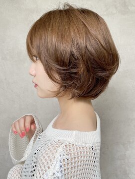 メゾンドイギー(MAISON de IGGY) #斜めバング#シルキーベージュ#ふんわりマッシュショート