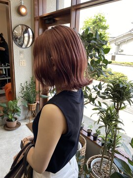 ナミアト(NAMI.ATO.) 切りっぱなしピンク