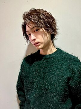 フュー 新小岩(few.) ハイライト/マッシュパーマ/ウルフ/アッシュブラック[新小岩駅]