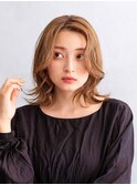 ゆるふわくびれセミロングヘア