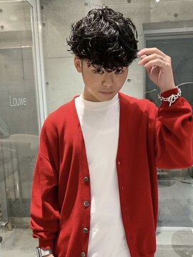 ムード 立川(MHOOD) ツイストスパイラルパーマツーブロックメンズマッシュ