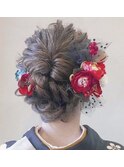 ヘアアレンジ×アップスタイル